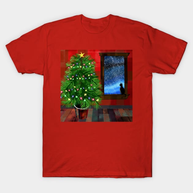 The Night Before Christmas T-Shirt by Scratch